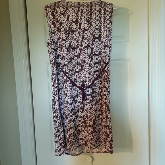 Ladies dress by Anonyme sans toi..purple & white size M - Picture 3 of 3